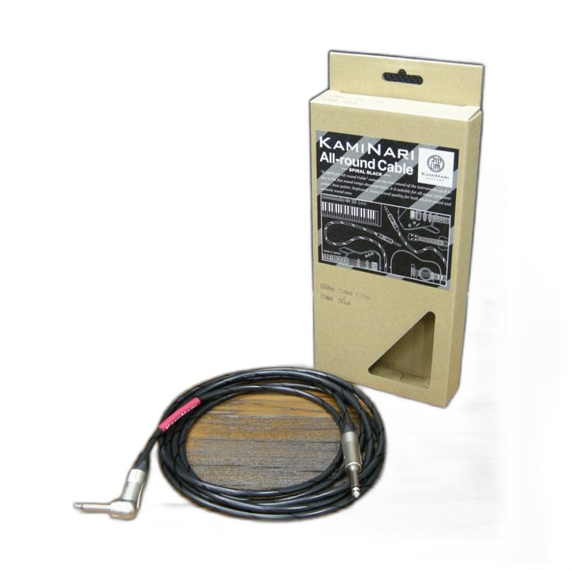 Kaminari 神鳴 Curl Cable 復古電話線導線 3M 雙S頭 — 三峽配件 / 週邊｜YA! 玩音樂