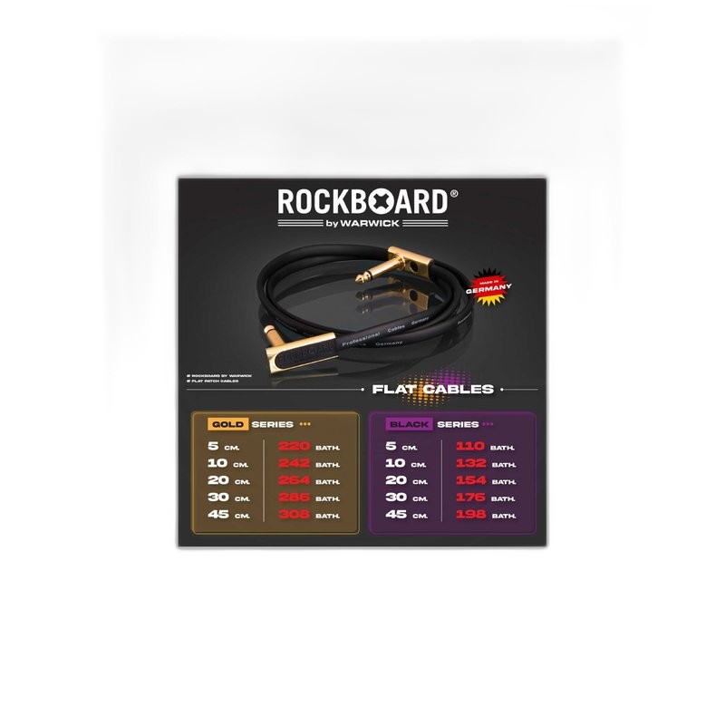 Rockboard Flat Patch Cable 10公分 扁頭短導線 — 三峽配件 / 週邊