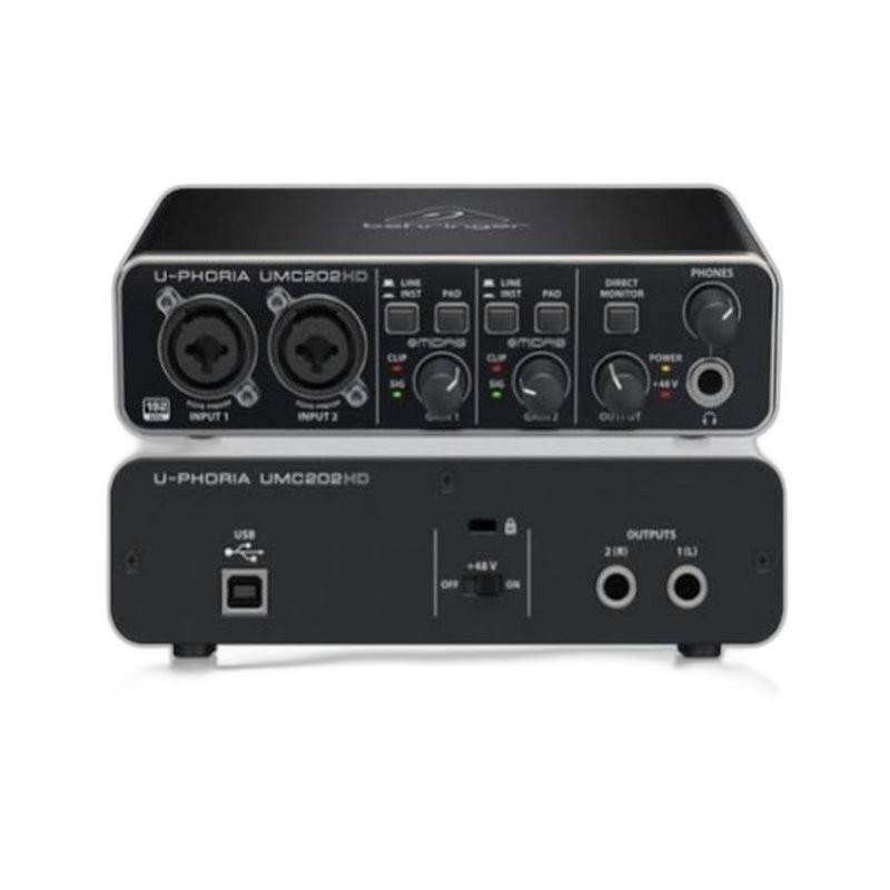 Behringer UMC202HD 錄音介面 耳朵牌 — 三峽錄音 / 音響