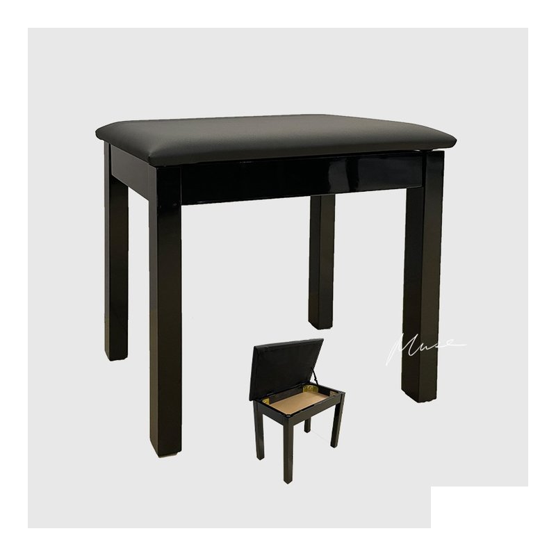 MUSE M18 可掀式標準琴椅 | 置物款 | 可放樂譜及小物 — 三峽鍵盤 / 鋼琴