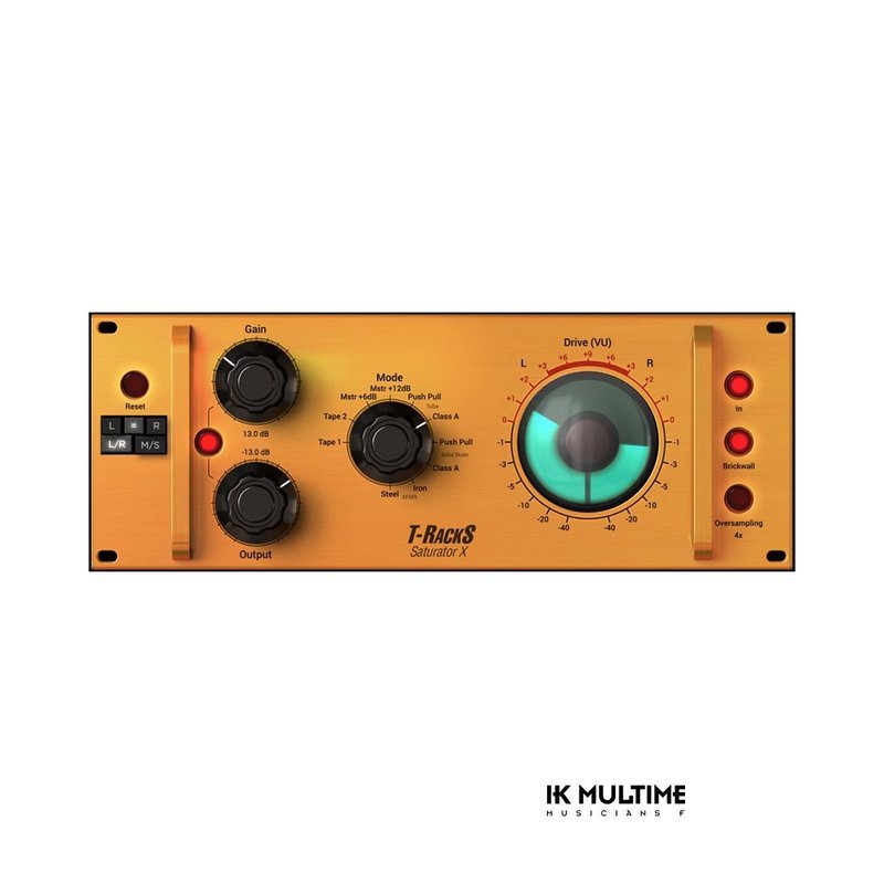 IK Multimedia T-RackS Saturator X 虛擬音色軟體 — 三峽配件 / 週邊