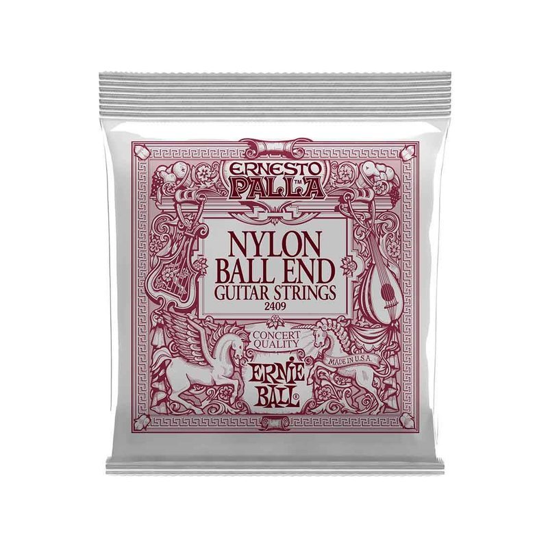 Ernie Ball Ernie Ball Ernesto Palla Black & Gold Ball-End Nylon 2409 古？ ？吉他套弦 28-42 — 三峽配件 / 週邊
