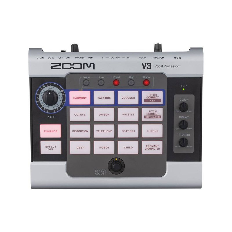 ZOOM V3 人聲綜合效果器 — 三峽效果器