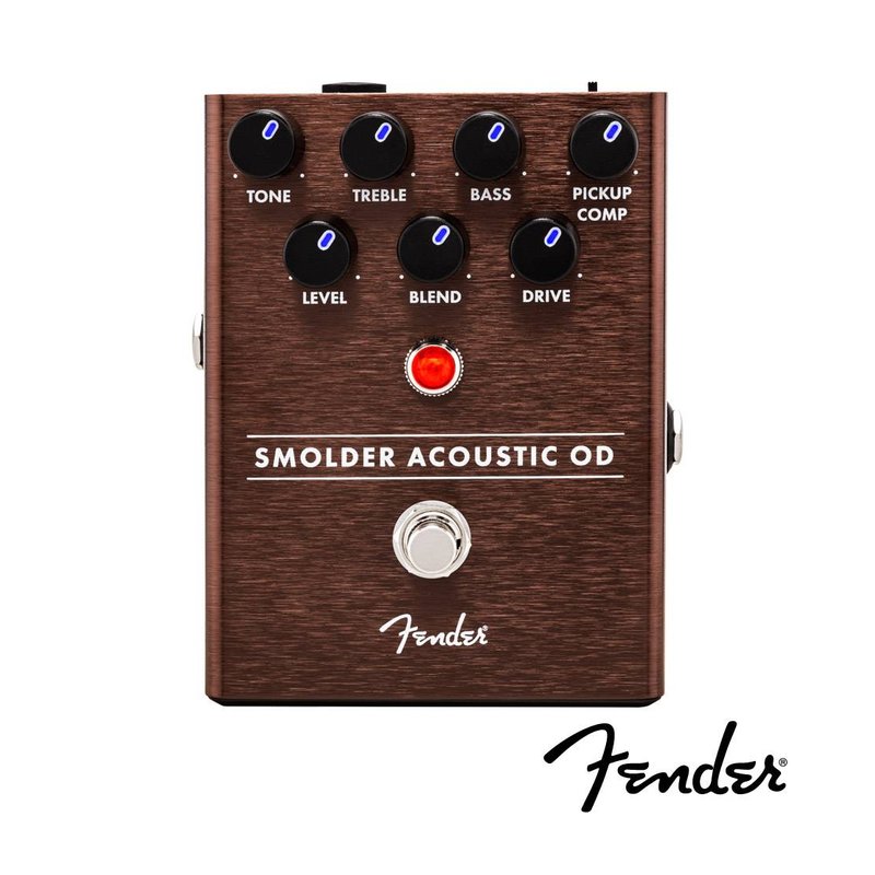 Fender Smolder Acoustic Overdrive 效果器 — 三峽效果器