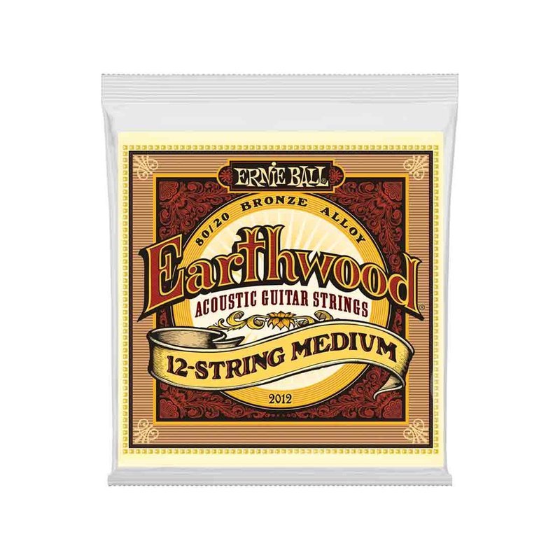 Ernie Ball Ernie Ball Earthwood Medium 80/20 Bronze 2012 經典純粹 民？ 吉他十二弦套弦 11-52 — 三峽木吉他 / 民謠吉他