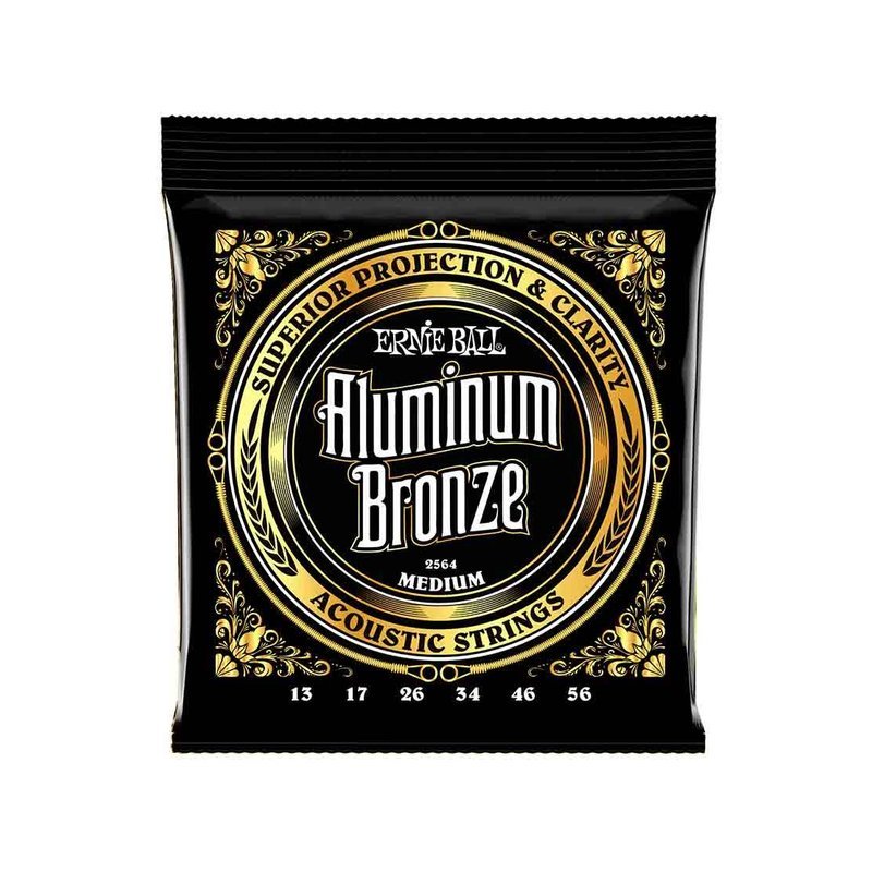 Ernie Ball Ernie Ball Medium Aluminum 2564 æ¸ 晰澈亮 æ°è¬ 吉他套弦 13-56 — 三峽木吉他 / 民謠吉他