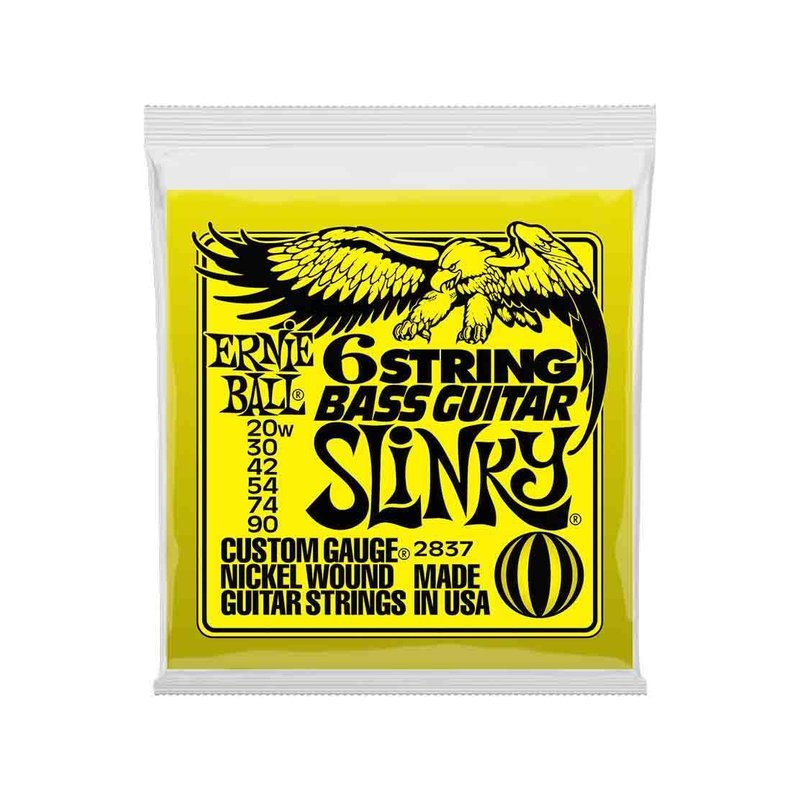 Ernie Ball Ernie Ball Slinky 2837 鎳纏繞 Bass VI套弦 20-90 — 三峽木吉他 / 民謠吉他
