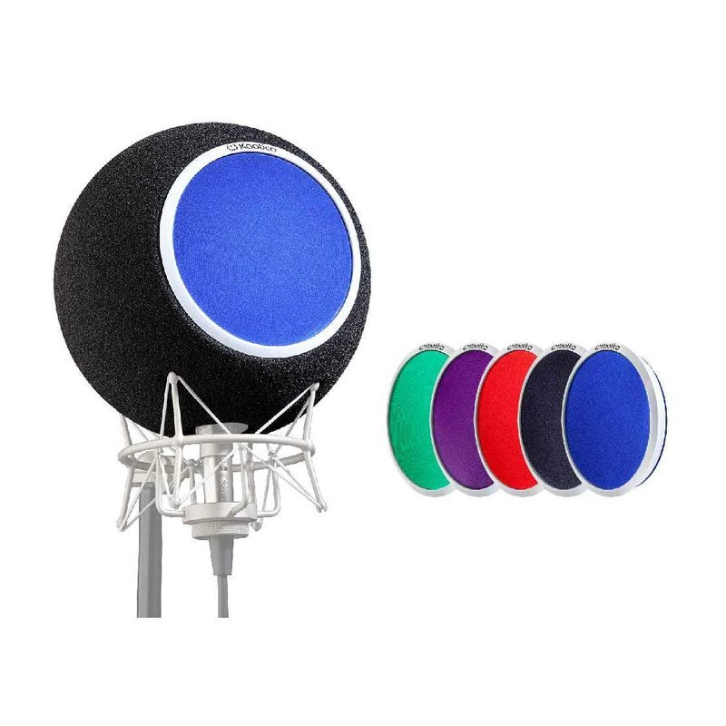 Kaotica Kaotica / Eyeball+PopFilters 專業音場球型隔音罩+防噴罩套組 — 三峽防噴罩 / 麥克風支架