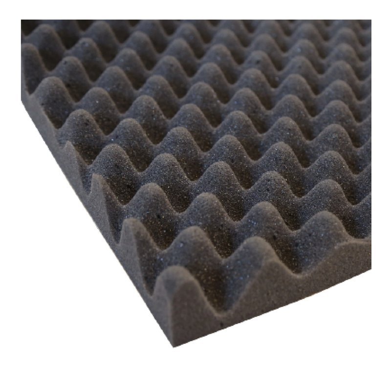 90cm x 180cm 波浪型 台製高密度吸音棉 (大中小 三種尺寸) — 三峽隔音毯