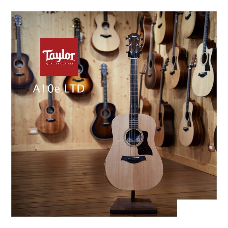 Taylor A10e LTD 烘烤雲杉 面單 夏威夷相思木背側板 X Bracing 附原？ 琴袋 å¢¨å» Academy A10e — 三峽配件 / 週邊