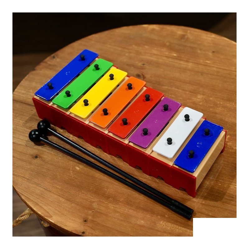 ORFF X014-1奧福樂器 高品質 八音 鐵琴 音磚 可拆式 兒童樂器 幼兒樂器 打擊樂器 — 三峽鼓 / 打擊