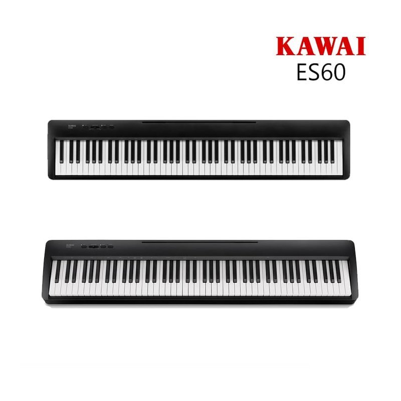 KAWAI ES60 88鍵 單機 初學 數位鋼琴 電鋼琴 原？ 保固兩年 — 三峽鍵盤 / 鋼琴