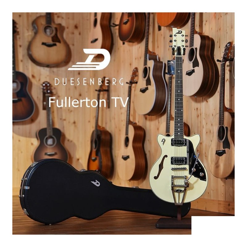 Duesenberg 德國 Fullerton TV 電吉他 復古白 DBEG-DTV-VW-P — 三峽電吉他
