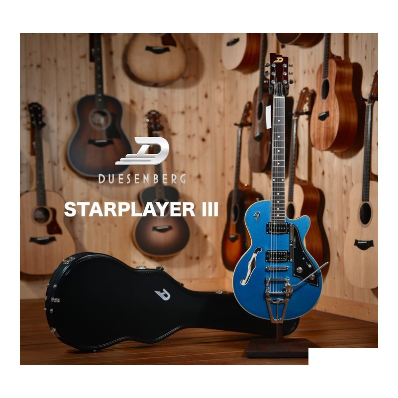 【Duesenberg】電吉他 starplayer III blue — 三峽吉他 / Bass