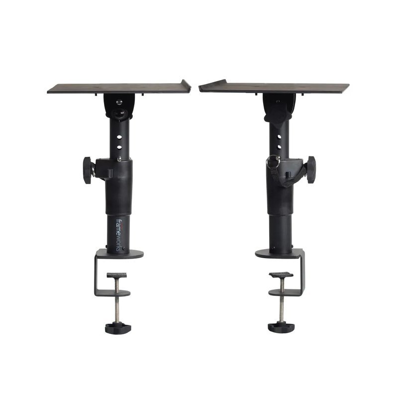 Gator Frameworks Gator Frameworks / Clamp-On 桌夾式監聽喇叭架(對) — 三峽錄音