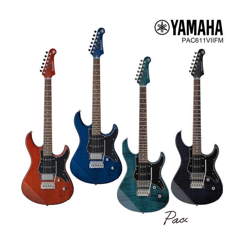 YAMAHA Pacifica PAC612VIIFM 單單雙 電吉他 — 三峽吉他 / Bass