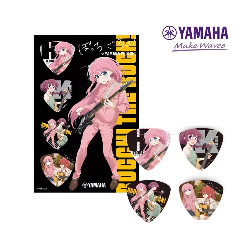 BTRPICKSET YAMAHA X 孤獨搖滾聯名彈片 PICK 4片組 正版授權 — 三峽Pick