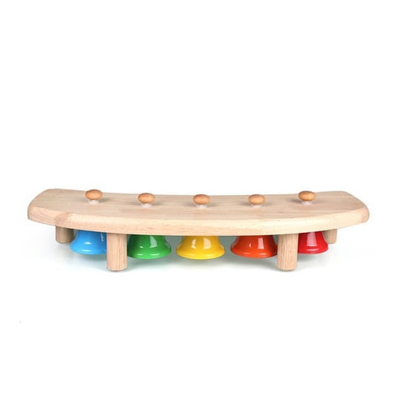 ORFF B036-2 桌式五音按鐘 高品質 奧福樂器 兒童樂器 幼兒樂器 — 三峽配件 / 週邊