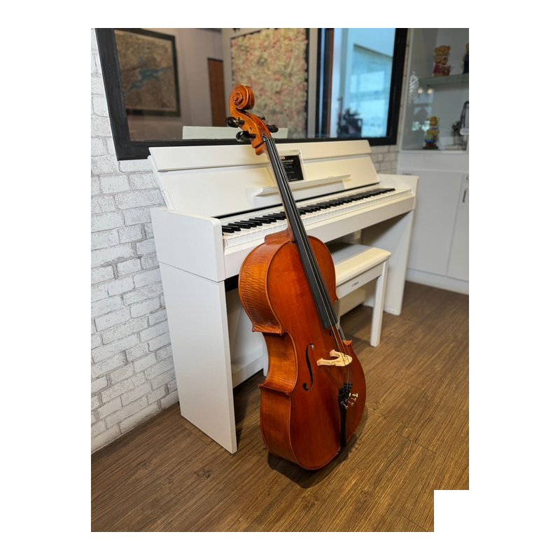 åºæ¸ 3/4 虎紋楓木大提琴 — 三峽弦樂器