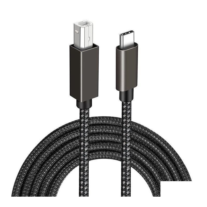 【小叮噹的店嚴選】電鋼琴或數位樂器錄音線 USB-B 轉 TYPE-C 轉接線 SBTOOL SBT-1201 USB-B to Type-c — 三峽鍵盤 / 鋼琴