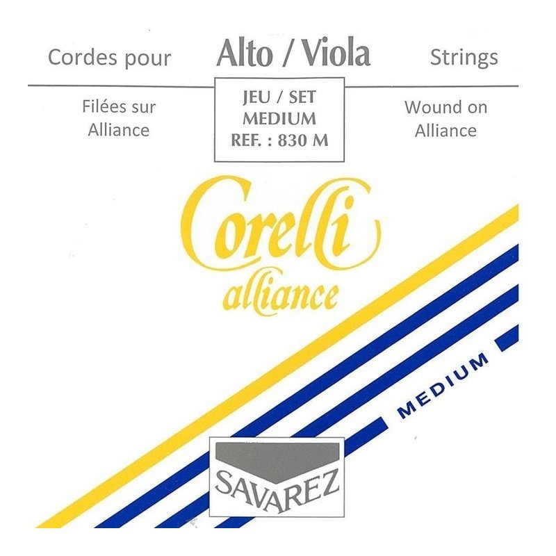 中提琴弦 (整套) 法國 SAVAREZ Corelli 830M 中張力 — 三峽弦樂器