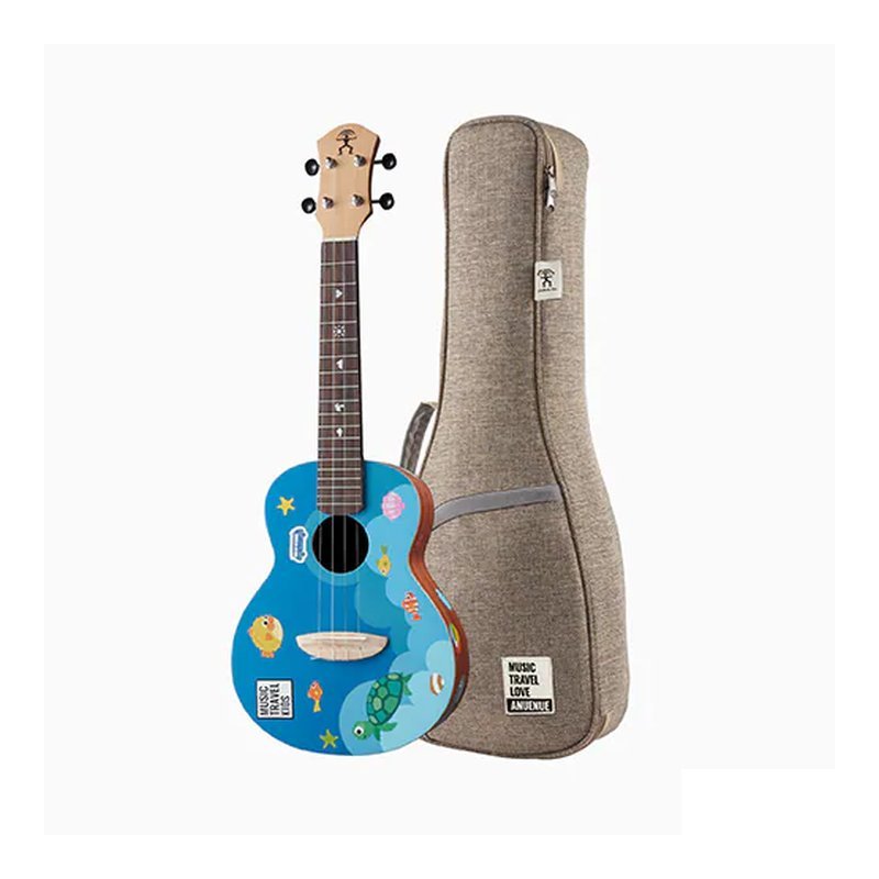 aNueNue aNueNue / MTK Kona Sky 聯名款 23吋烏克麗麗(雲杉木面板) 彩虹人官方認證 — 三峽烏克麗麗