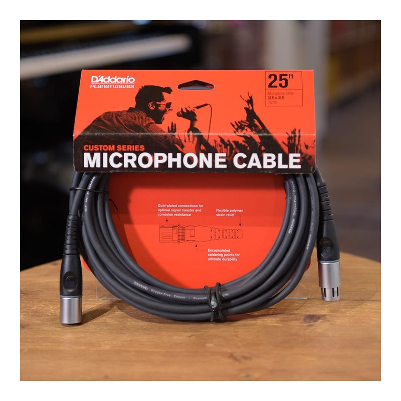 PLANET WAVES PW-M-25 麥克風線 25? — 三峽配件 / 週邊