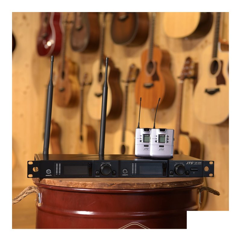 JTS UF-20R自動選訊無線麥克風系統 ?CM-806？ ？戴式麥克風 X2 — 三峽配件 / 週邊