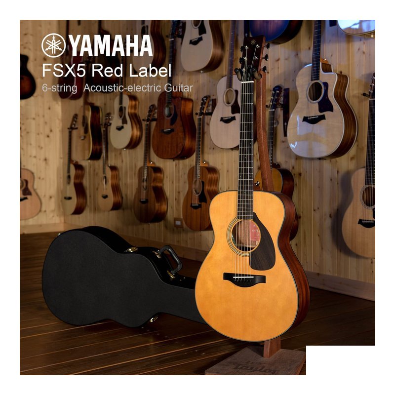 YAMAHA FSX5 ç´ 標 電木吉他 木吉他 æ°è¬ 吉他 附原？ 琴盒 — 三峽吉他 / Bass