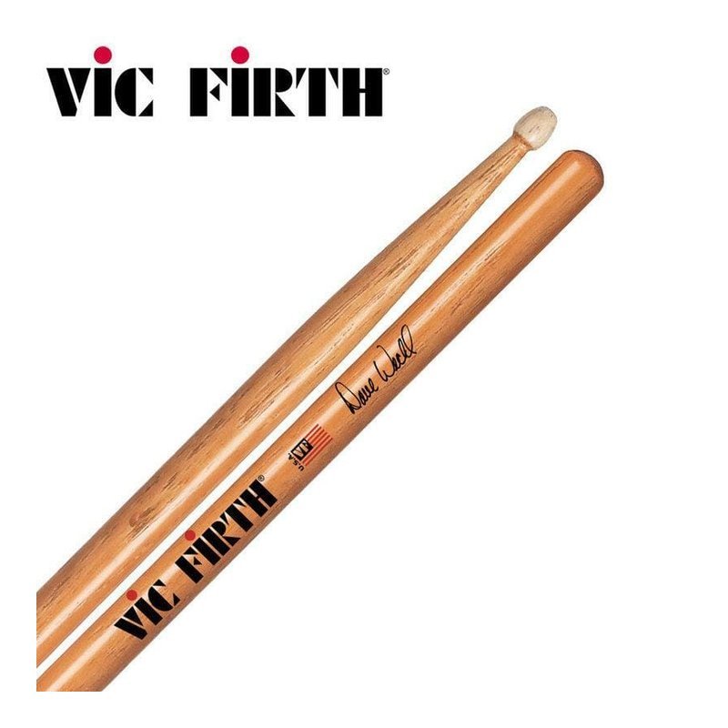鼓棒 美國 Vic Firth SDW2 黃 鼓棒 Dave Weckl 簽名 爵士鼓棒 — 三峽鼓 / 打擊