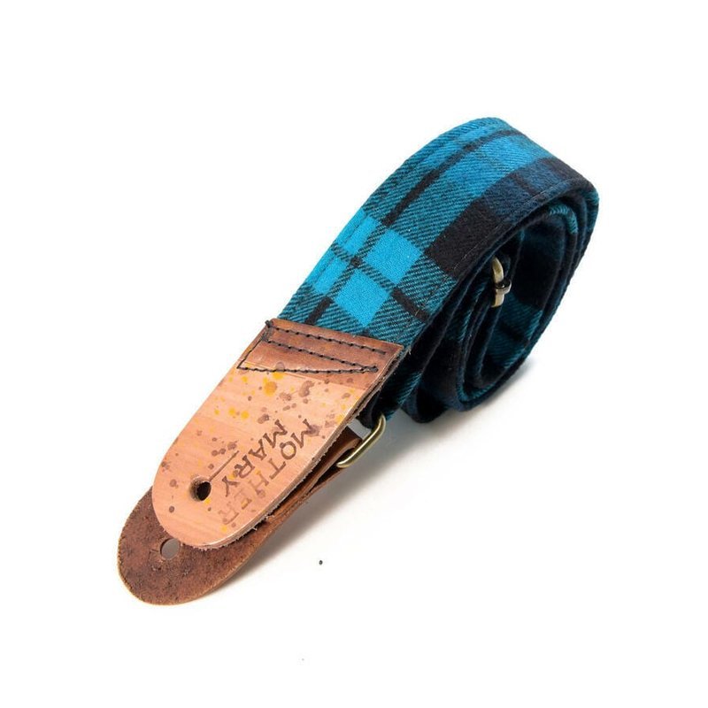 MOTHER MARY 01-000077 吉他背帶 藍色慼紋 — 三峽配件 / 週邊