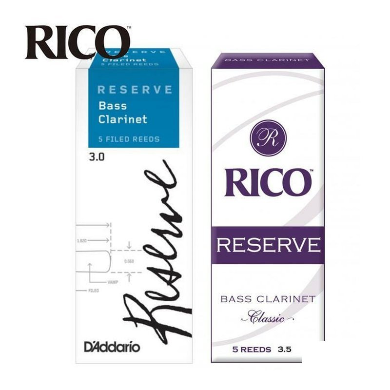 DER05 低音豎笛竹片 美國 RICO Reserve Bass Clarinet 低音單簧管 竹片 — 三峽木管樂器