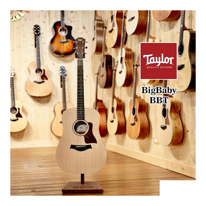Taylor BigBaby BBT 大寶貝 木吉他 墨西哥製 — 三峽吉他 / Bass