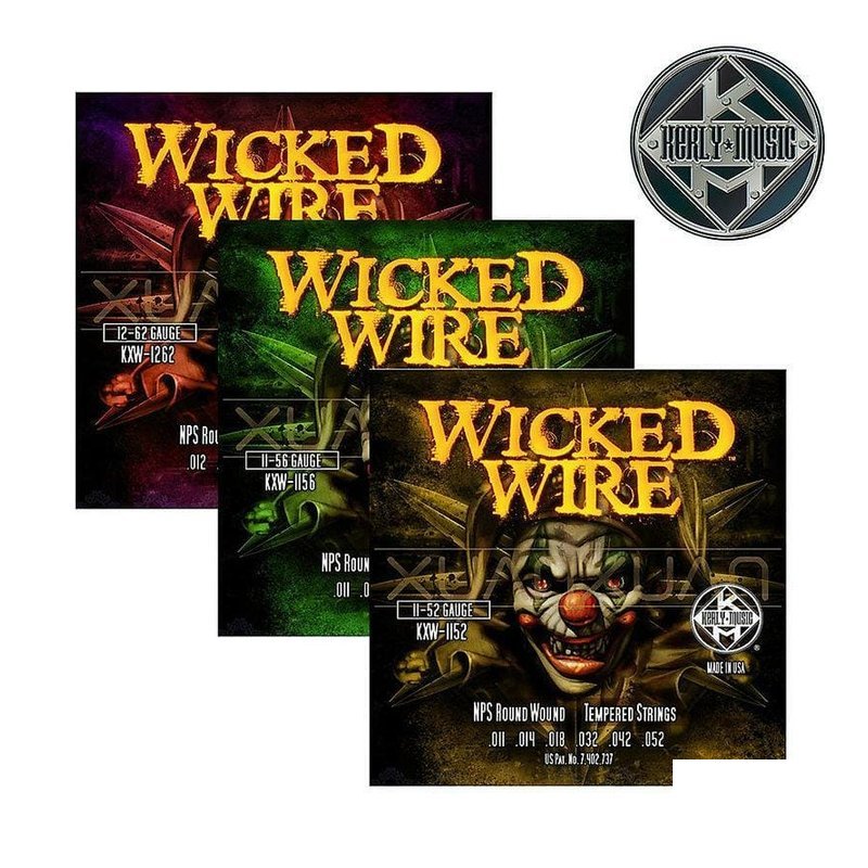 Kerly Music 美製電吉他弦 Wicked Wire 系列 金屬回火弦 WW-1152 WW-1156 — 三峽吉他 / Bass