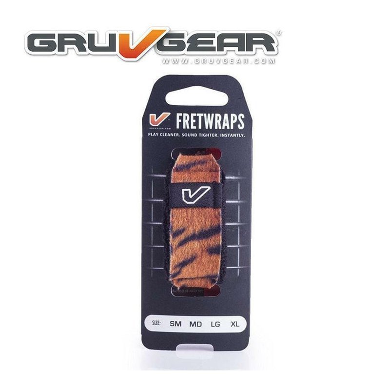 悶音束帶 Gruv Gear FretWrap 虎紋 S/M/L — 三峽配件 / 週邊