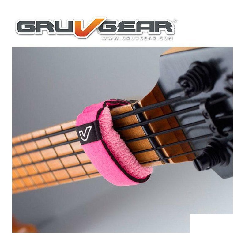 悶音束帶 Gruv Gear FretWrap 粉紅色 S/M FW-PNK — 三峽配件 / 週邊