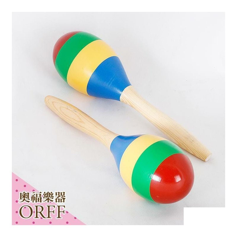 ORFF 奧福樂器 高品質 沙鈴/木質煂球(單顆售) M8 兒童樂器 幼兒樂器 — 三峽鼓 / 打擊