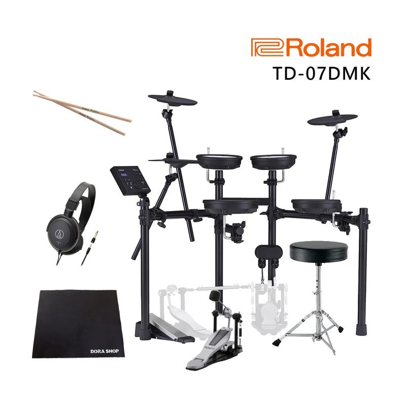 可到府安裝 ROLAND TD-07DMK 電子套鼓 TD-07系列 入門款 電子鼓 贈耳機 鼓毯 鼓棒 é¼æ¤ — 三峽鼓 / 打擊