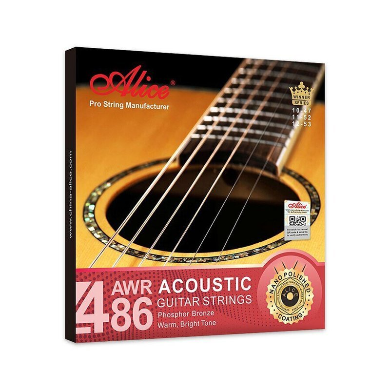 ALICE ALICE AWR486SL 木吉他弦 æ°è¬ 吉他弦 磷青？ 纏弦 — 三峽木吉他 / 民謠吉他