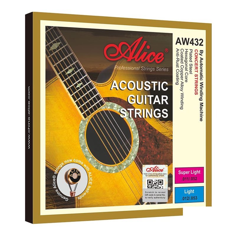 Alice AW432 木吉他弦 演奏用弦 æ°è¬ 吉他弦 音色明亮？ 晰 防銹塗層 — 三峽木吉他 / 民謠吉他