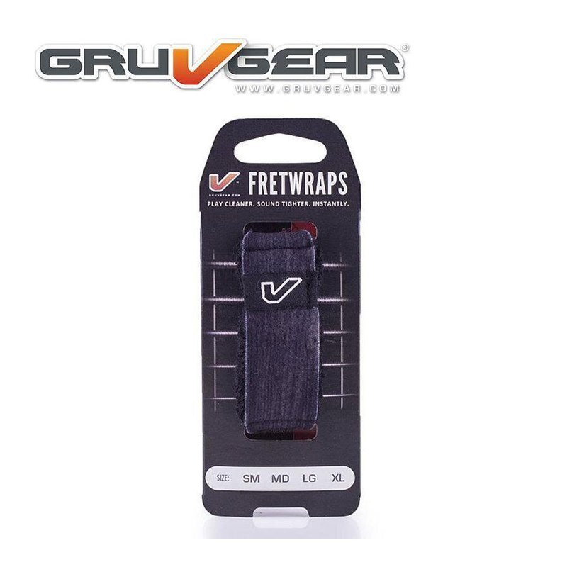悶音束帶 Gruv Gear FretWrap 黑檀木紋 S/M — 三峽配件 / 週邊
