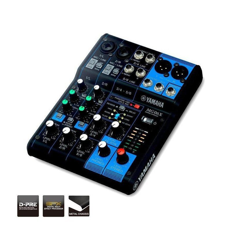 YAMAHA MG06X 混音器 公司貨 — 三峽錄音 / 音響