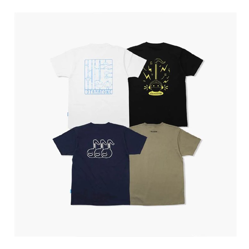 Otamatone Otamatone / T-Shirt (Musician/Palmdale/Triplets Navy) (台灣代理貨) — 三峽配件 / 週邊