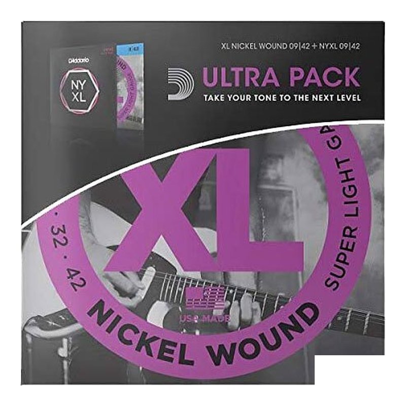 D'Addario D'addario EXL120-NYXL0942 Ultra Pack 電吉他弦 (09-42) 組合 — 三峽木吉他 / 民謠吉他