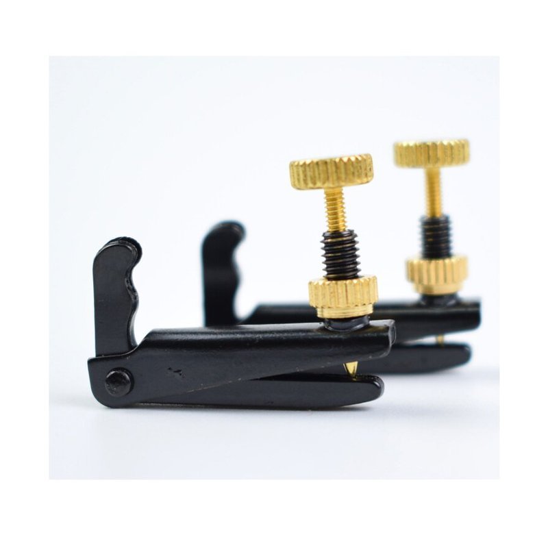 V-V08 小提琴 微調鈕 黑金色 — 三峽弦樂器
