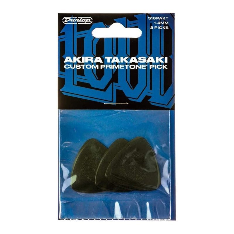 DUNLOP 516PAKT 1.4mm PICK 彈片 AKIRA TAKASAKI 3片/å — 三峽Pick