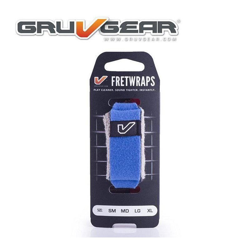 悶音束帶 Gruv Gear FretWrap 藍色 S/M/L FW-BLU — 三峽配件 / 週邊