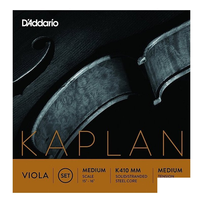中提琴弦 (整套) D'Addario Kaplan Amo K410 — 三峽弦樂器