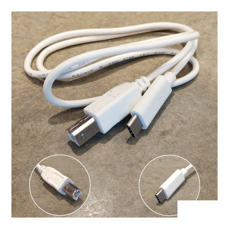 電鋼琴 電鋼琴 / 電子琴 OTG傳輸線 Type-B 方酭USB 轉接線 Type-C / Micro — 三峽電鋼琴 / 鍵盤