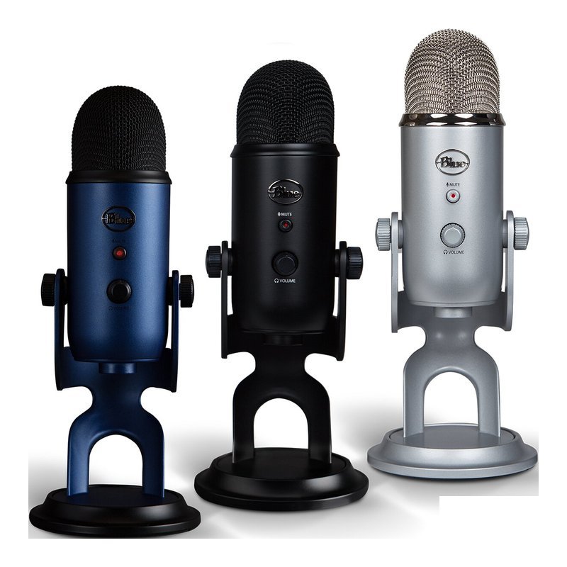 雪怪 Blue Yeti 電容麥克風 USB 適用於錄製與直播的專業多模式 YETI — 三峽配件 / 週邊